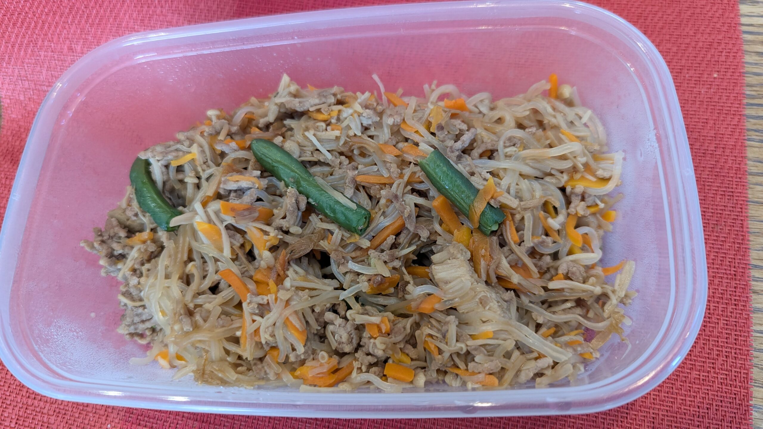 しらたきチャプチェ