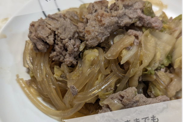 10分で完成！ひき肉×白菜＋春雨の爆速おかず