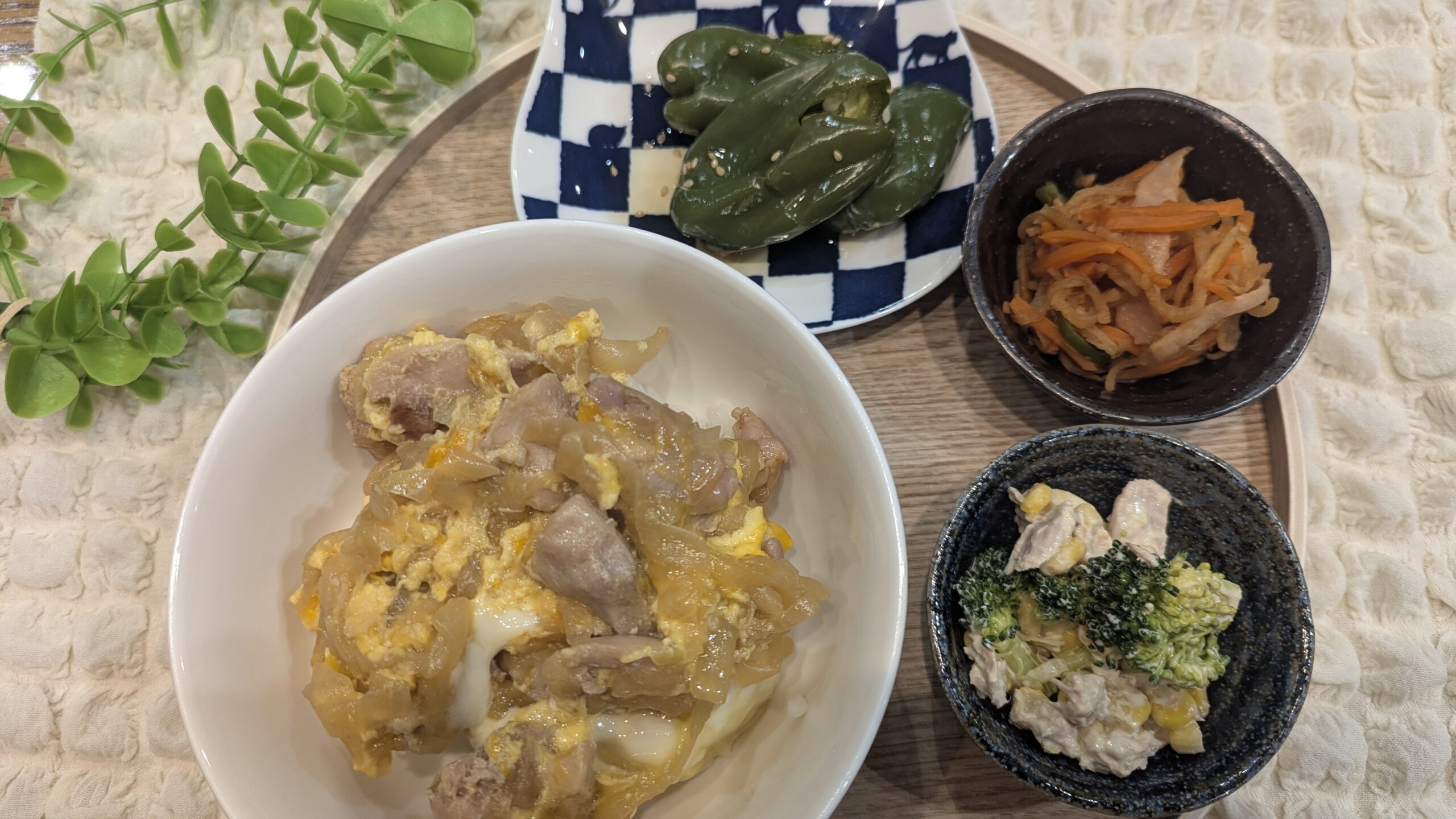 親子丼 完成